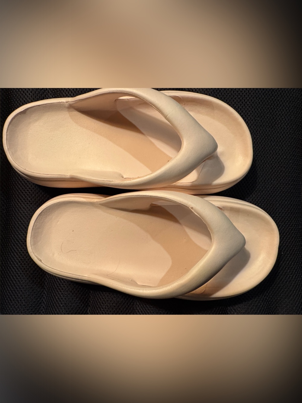 Women's Light Pink Platform Flip Flop Sandals